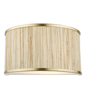 Fenella Wall Light Gold Leaf and Seagrass-1