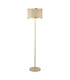 Fenella 3 Light Floor Lamp Gold Leaf and Seagrass-1