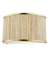 Fenella Wall Light Gold Leaf and Seagrass-8