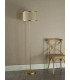 Fenella 3 Light Floor Lamp Gold Leaf and Seagrass-3
