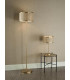 Fenella 3 Light Floor Lamp Gold Leaf and Seagrass-4