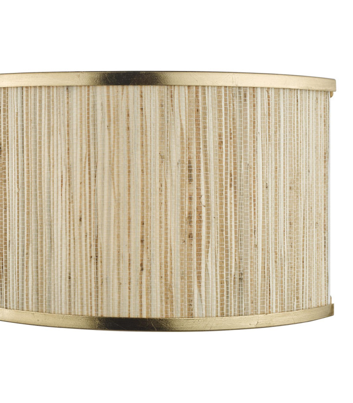 Fenella Wall Light Gold Leaf and Seagrass-10