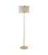 Fenella 3 Light Floor Lamp Gold Leaf and Seagrass-7