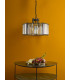 Kiran 5 Light Ceiling Pendant Satin Black and Crystal-3