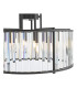 Kiran 5 Light Ceiling Pendant Satin Black and Crystal-6
