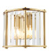 Kiran Wall Light Natural Brass and Crystal-1