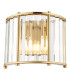Kiran Wall Light Natural Brass and Crystal-6