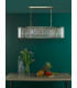Kiran 7 Light Bar Ceiling Pendant Natural Brass and Crystal-3