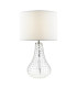 Kristina Table Lamp Textured Glass With Shade-1