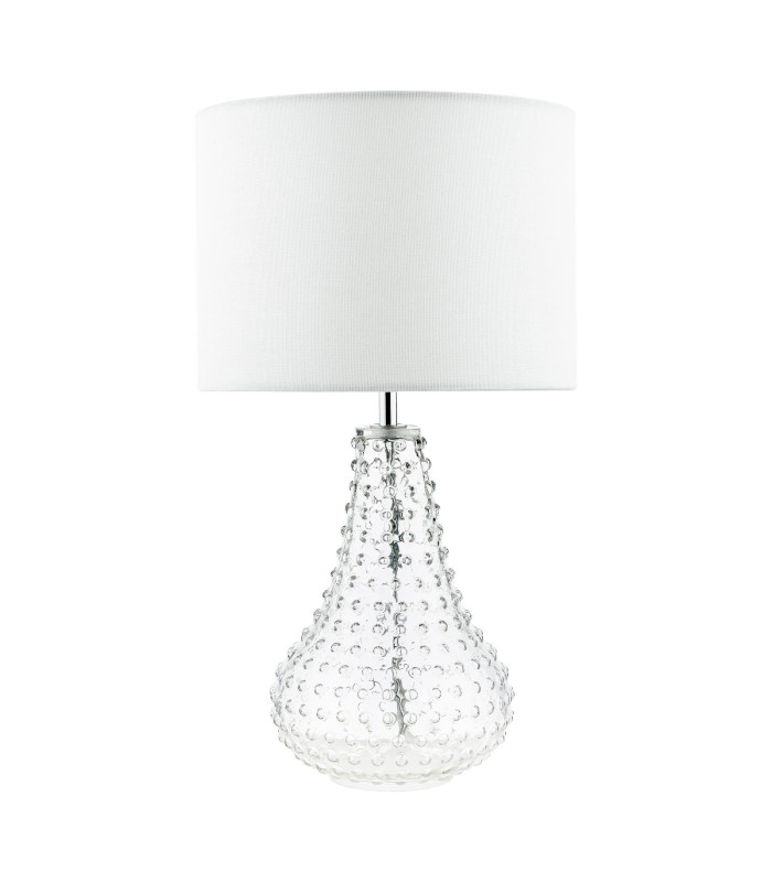 Kristina Table Lamp Textured Glass With Shade-5