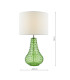 Kristina Table Lamp Green Glass With Shade-4