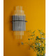 Lukas Wall Light Satin Black and Glass-3