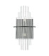 Lukas Wall Light Satin Black and Glass-5