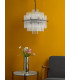 Lukas 13 Light Ceiling Pendant Satin Black and Glass-3