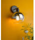 Lycia Wall Light Matt Black and Smoked Ombre Glass-2