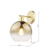 Lycia Wall Light Satin Gold and Gold Ombre Glass-4