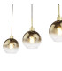 Lycia 3 Light Bar Ceiling Pendant Satin Gold and Gold Ombre Glass-9