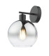 Lycia Wall Light Matt Black and Smoked Ombre Glass-6