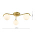 Orlena 3 Light Flush Satin Gold and Opal Glass-4