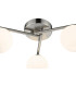 Orlena 3 Light Flush Satin Chrome and Opal Glass-7