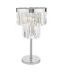 Angel 4 Light Table Lamp Polished Chrome Crystal-4