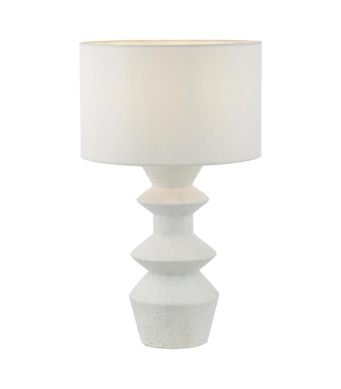 Bidelia Table Lamp Matt White With Shade-1