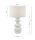 Bidelia Table Lamp Matt White With Shade-5