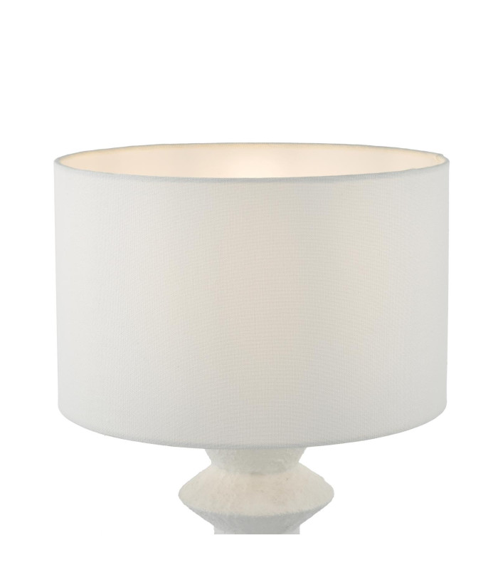 Bidelia Table Lamp Matt White With Shade-7