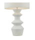 Bidelia Table Lamp Matt White With Shade-8
