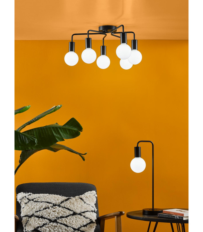 Dena Table Lamp Matt Black-4