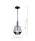 Esmeralda Small Ceiling Pendant Blue Glass and Opal Glass-2