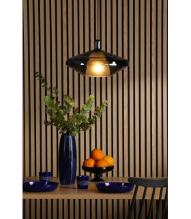 Esmeralda Large Ceiling Pendant Blue & Opal Glass-2