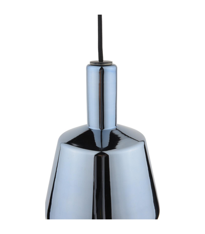 Esmeralda Small Ceiling Pendant Blue Glass and Opal Glass-4