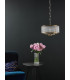 Evelyn 3 Light Ceiling Pendant Antique Bronze and Glass-3