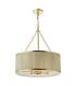 Fenella 5 Light Ceiling Pendant Gold Leaf-5