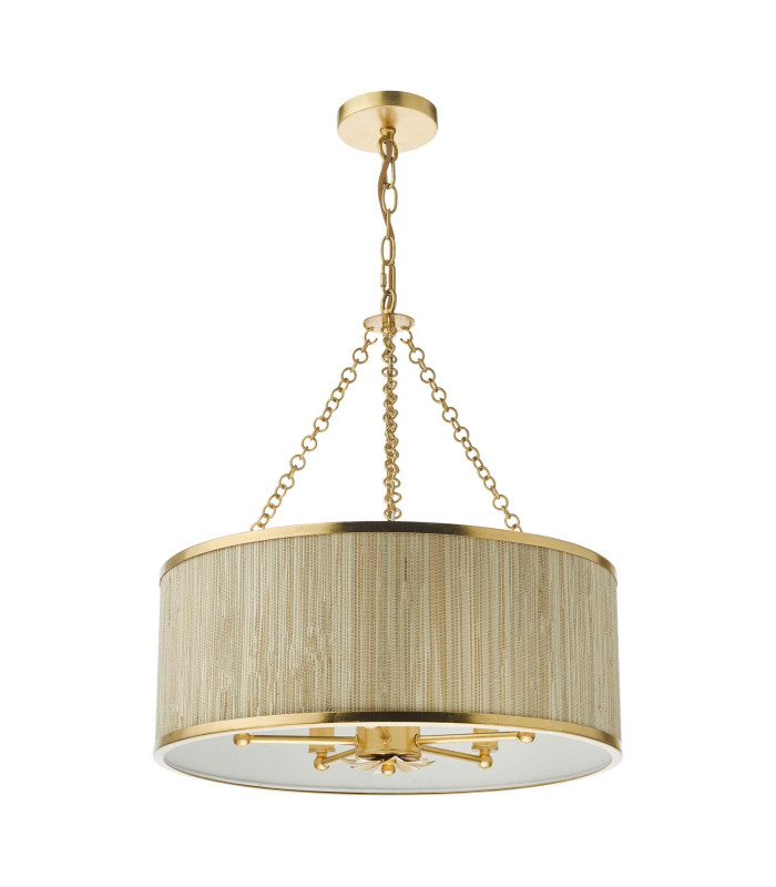Fenella 5 Light Ceiling Pendant Gold Leaf-5
