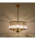 Evelyn 3 Light Ceiling Pendant Antique Bronze and Glass-7