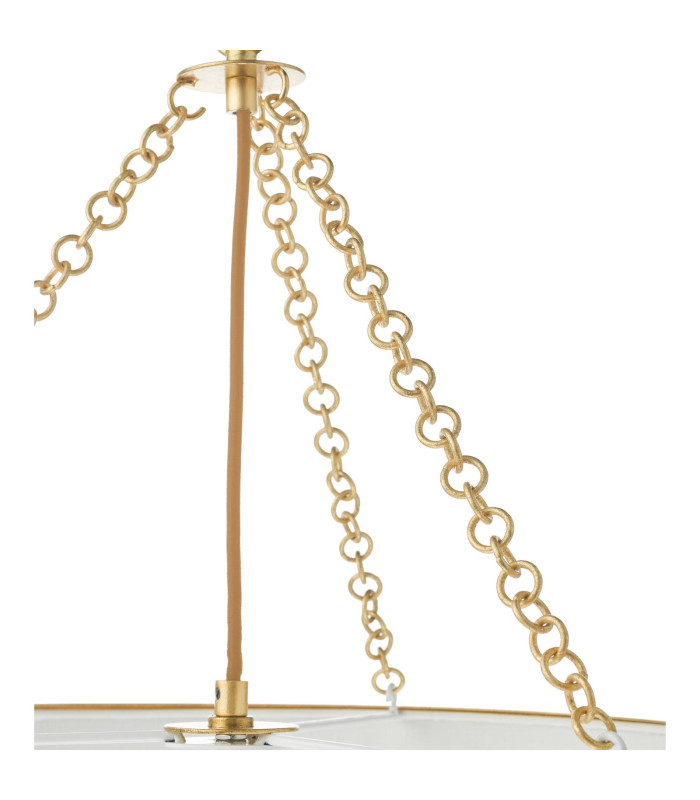 Fenella 5 Light Ceiling Pendant Gold Leaf-8