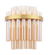 Imani Wall Light Natural Brass and Champagne Ribbed Glass-3