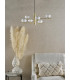 Jasper 6 Light Ceiling Pendant Satin Gold and Opal Glass-3