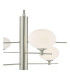 Jasper 6 Light Ceiling Pendant Satin Nickel and Opal Glass-6