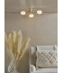 Jasper 3 Light Semi-Flush Satin Gold and Opal Glass-2
