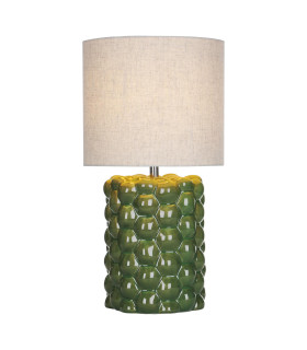 Jayden Table Lamp Green Reactive Glaze With Shade-1