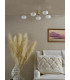 Jasper 5 Light Semi-Flush Satin Gold and Opal Glass-3