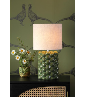 Jayden Table Lamp Green Reactive Glaze With Shade-2