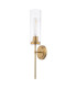 Jodelle Wall Light Polished Bronze and Glass-3