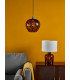 Leandra Ceiling Pendant Tortoiseshell Glass and Antique Brass-5