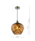 Leandra Ceiling Pendant Tortoiseshell Glass and Antique Brass-6