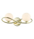 Lysandra Wall Light Polished Gold and Opal Glass-1