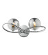 Lysandra Wall Light Polished Chrome and Smoked Glass-1